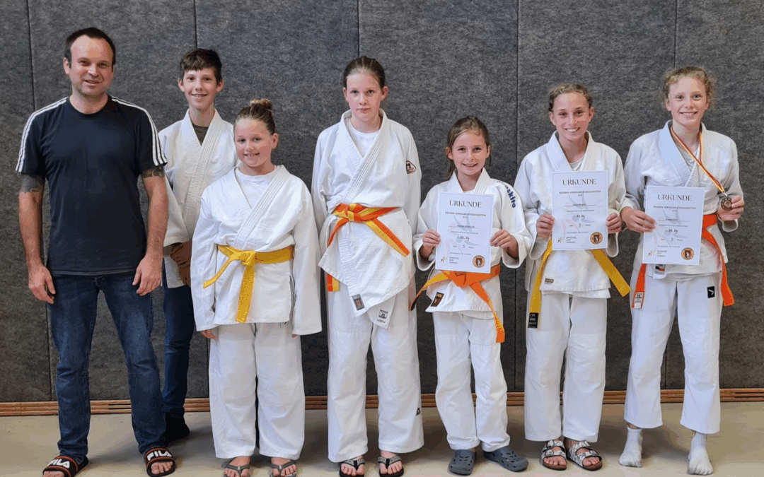 Judo-Team des TV Sexau bei Bezirks-Einzelmeisterschaft in Bad Säckingen