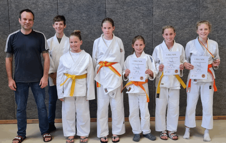 Judo-Team des TV Sexau bei Bezirks-Einzelmeisterschaft in Bad Säckingen