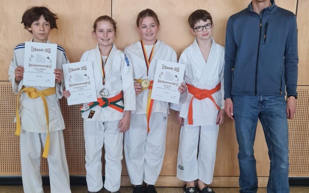 Judoka des TVS in Heitersheim bei Kreis-Einzelmeisterschaften