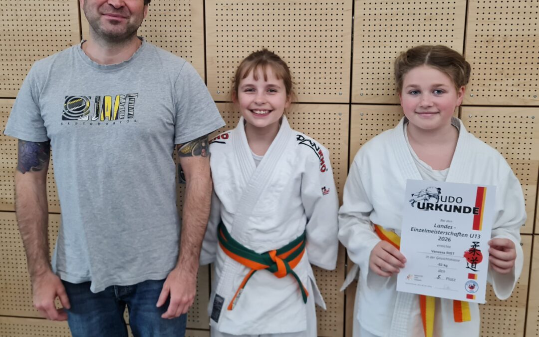 TVS bei Landes-Einzelmeisterschaft u13 im Judo
